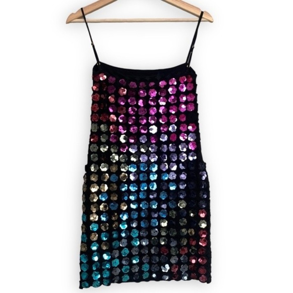 Cynthia Rowley Sequin Embellished Mini Dress SOLD - Picture 9 of 16